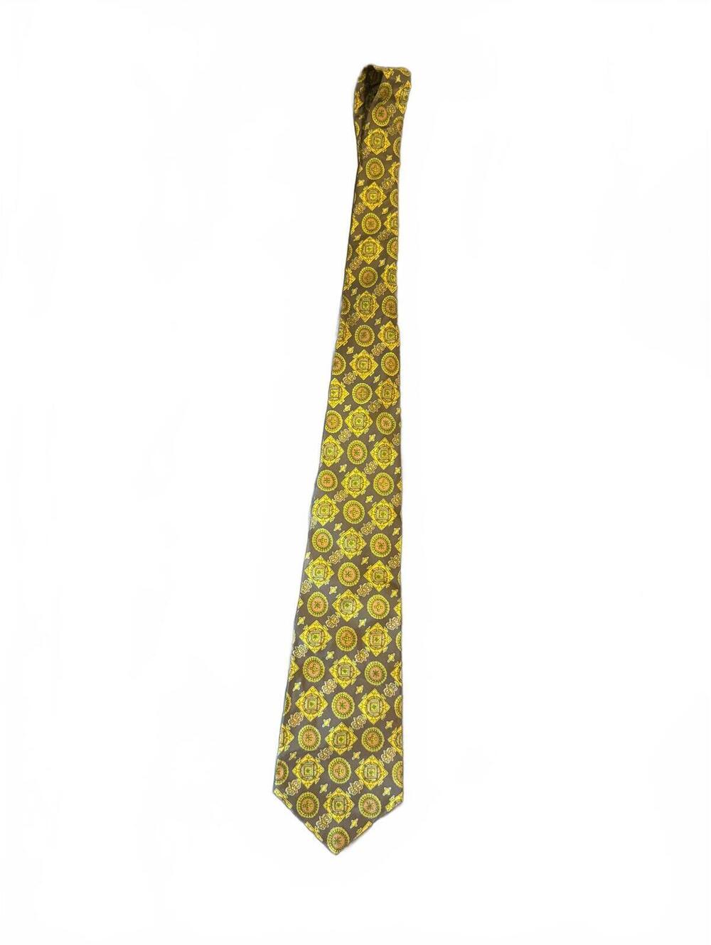 Italian Silk Pure Silk Made in Italy Patterned Necktie